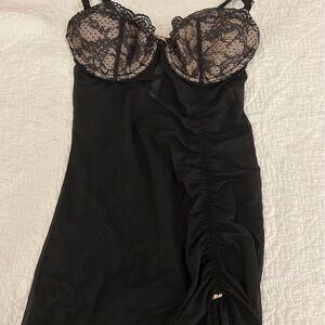 Victoria's Secret Black‎ Chemise Intimates Sleepwear